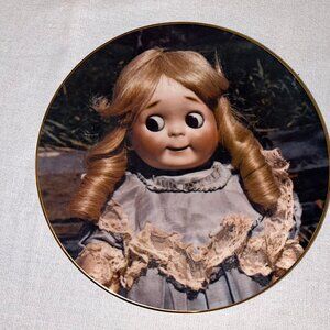 Lot of 3 Vintage Mildred Seeley, Decorative Doll Plates With Boxes